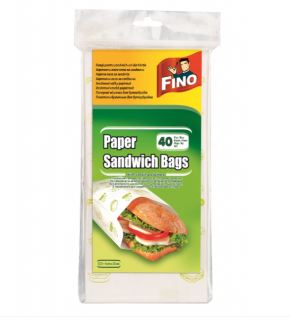 Pungi pentru sandwich FINO din hartie, 40 buc