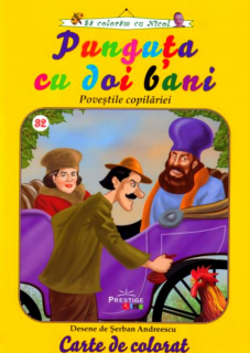 Punguta cu doi bani. Carte de colorat