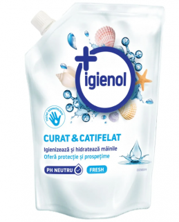 Rezerva sapun lichid antibacterian Igienol Fresh,500 ml