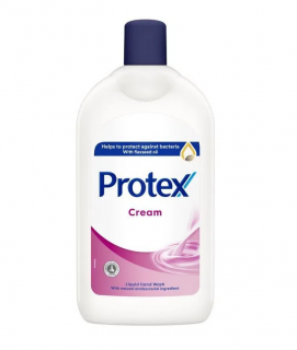 Rezerva sapun lichid Protex Cream cu ingredient natural antibacterian, 700 ml