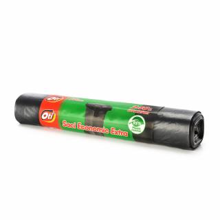 Saci menajeri Economic Extra, 240L, negru, 120x125 cm, 10 buc. rola