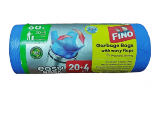 Saci menajeri Fino Easy-Pack, 60L, 20+4 pcs