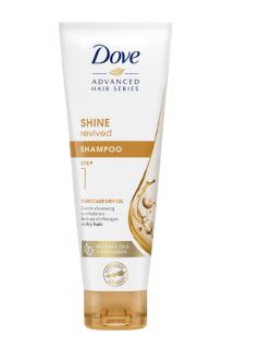 Sampon Dove Advanced Hair Series Shine Revived pentru par uscat, 250 ml