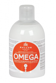 Sampon hranitor pentru par deteriorat Kallos Omega, 1000 ml