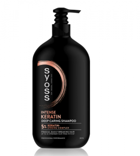 Sampon pentru par Syoss Intense Keratin, pentru par uscat, 750 ml