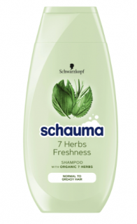 Sampon Schauma 7 Plante Freshness pentru par normal sau cu tendinta de ingrasare, 250 ml