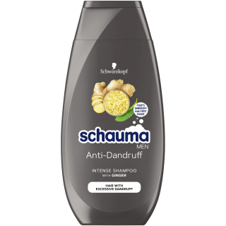 Sampon Schauma Men Intense cu extract de ghimbir pentru combaterea matretii excesive, 250 ml