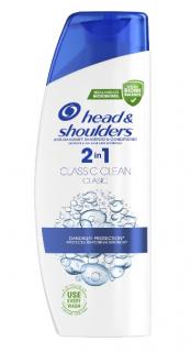 Sampon si balsam anti-matreata HeadShoulders Classic Clean 2-in-1 pentru par normal, 500 ml