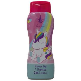 Sampon si gel de dus 2 in 1 Eau My Unicorn, 500 ml