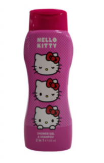 Sampon si gel de dus 2 in 1 Hello Kitty, 500ml