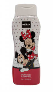 Sampon si Gel de dus 2 in 1 pentru copii Mickey  Minnie, 500 ml