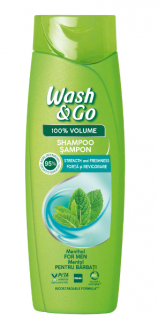 Sampon WashGo cu extract de menta, 360 ml