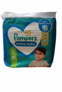 Scutece Pampers Activ Baby, nr 6,13 -18 kg, 56 buc