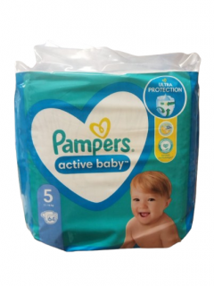 Scutece Pampers nr 5, 11-16KG Active Baby, 64 buc