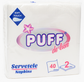 Servetele de masa Puff de Lux, 2 straturi, 40 buc, 33x33