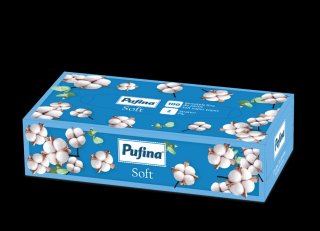 Servetele Faciale Pufina Soft, 2 straturi, 100 Buc