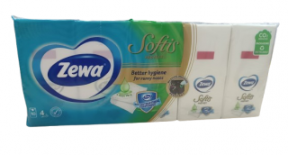 Servetele nazale Zewa Softis Protect, 4 straturi, 10 pachete