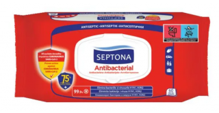 Servetele umede antibacteriene Septona 75% Ethanol, 60 pcs