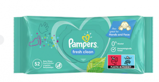 Servetele umede Pampers Fresh Clean, 1 pachet, 52 buc