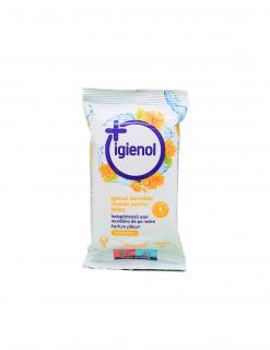 Servetele umede pentru maini galbenele Igienol,15 pcs