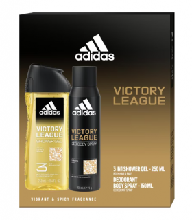 Set Adidas Victory League: Deodorant, 150 ml + Gel de dus, 250 ml