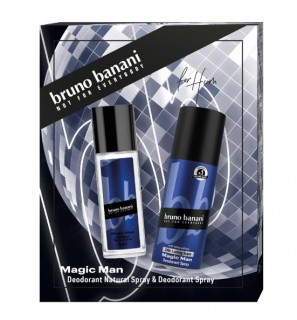 Set Bruno Banani Magic Man,deodorant natural spray, 75 ml + Deodorant, 150 ml