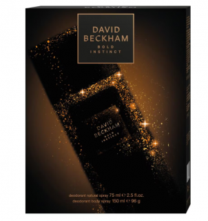 Set Cadou David Beckham Bold: Deodorant Natural Spray 75 ml + Deodorant, 150 ml