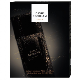 Set Cadou David Beckham Classic: Deodorant Natural Spray 75 ml + Deodorant, 150 ml