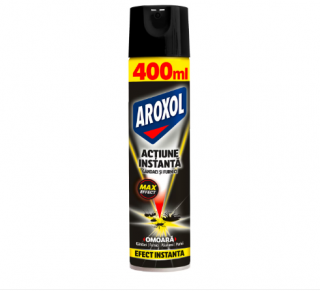 Spray actiune instanta impotriva gandacilor si furnicilor Aroxol , 400 ml