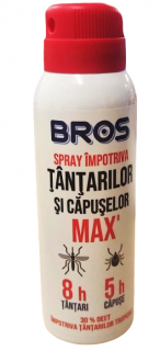 Spray impotriva tantarilor si capuselor, Bros Max , 90 ml