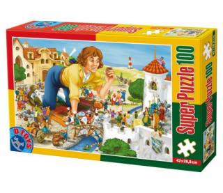 Super Puzzle Calatoriile lui Gulliver 100 Piese  60402 PV 03