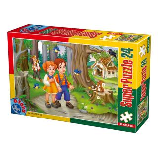 Super Puzzle Hansel si Gretel 24 Piese  60372