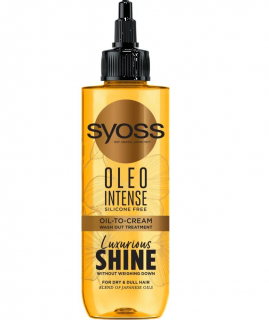 Syoss Oleo Intense, tratament intensiv pentru hidratare si stralucire luxurianta, pentru par tern si uscat, 200 ml