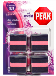 Tablete Peak Wc Apa Violet Lavanda, 4 x 50g