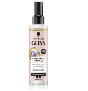 Tratament balsam expres Gliss Split Hair Miracle, pentru par deteriorat si varfuri despicate, 200 ml