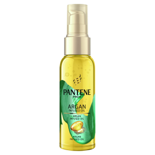 Ulei de par Pantene Pro-V Smooth  Sleek, imbogatit cu ulei de argan, 100 ml