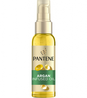 Ulei de par Pantene Pro-V Smooth  Sleek, imbogatit cu ulei de argan, 100 ml