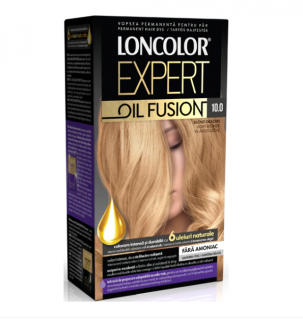 Vopsea de par permanenta Loncolor Expert Oil Fusion 10.0 Blond Deschis,100 ml