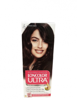 Vopsea de par permanenta Loncolor Ultra 4 Castaniu Mediu,100 ml