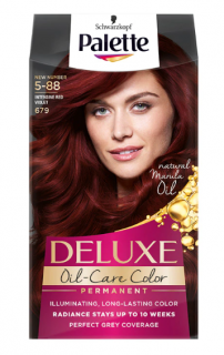 Vopsea de par permanenta Palette Deluxe 679 Intensiv Red Violet,130 ml