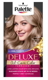 Vopsea de par permanenta Palette Deluxe 9-11 Argintiu Rose Deschis Rece,130 ml