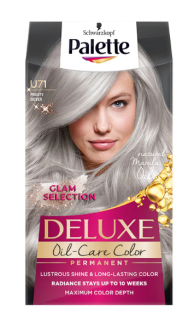 Vopsea de par permanenta Palette Deluxe U71 Argintiu Inghetat,130 ml