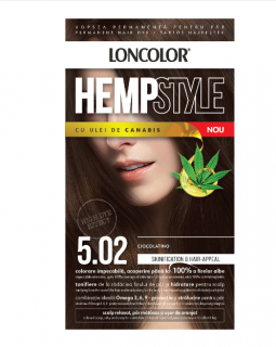 Vopsea permanenta pentru par Loncolor HempStyle Nr 5.02 Ciocolatino,100 ml