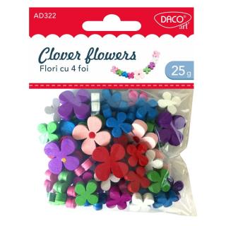 Accesorii craft - AD322 Flori cu 4 foi, DACO