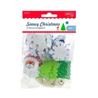Accesorii craft - AD721 Craciun inzapezit
