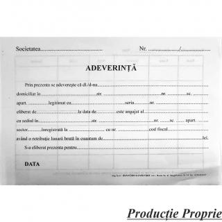 Adeverinta Salariat A5 ( Dany Cris )