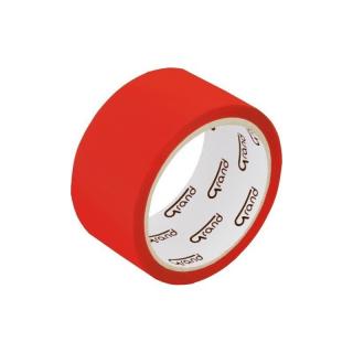 Banda adeziva Grand 130-1243, simpla, 48mm x 50m, rosu, acrilic