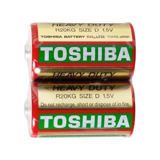 Baterie Toshiba R20, set 2 bucati