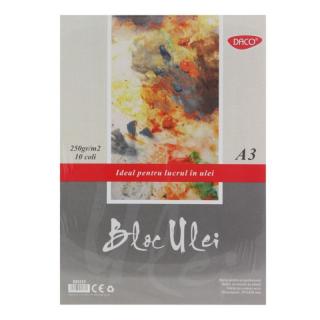 Bloc A3 ulei 250gr 10 file DACO