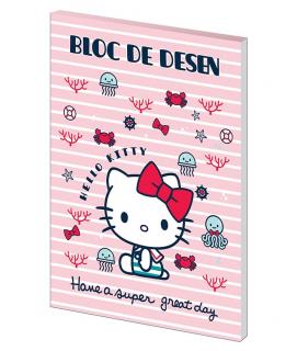 Bloc desen A4 160g 16 file Hello Kitty